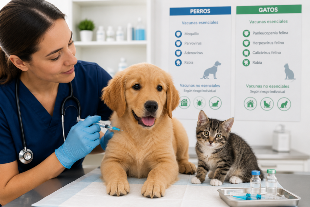 Vacunas en perros y gatos