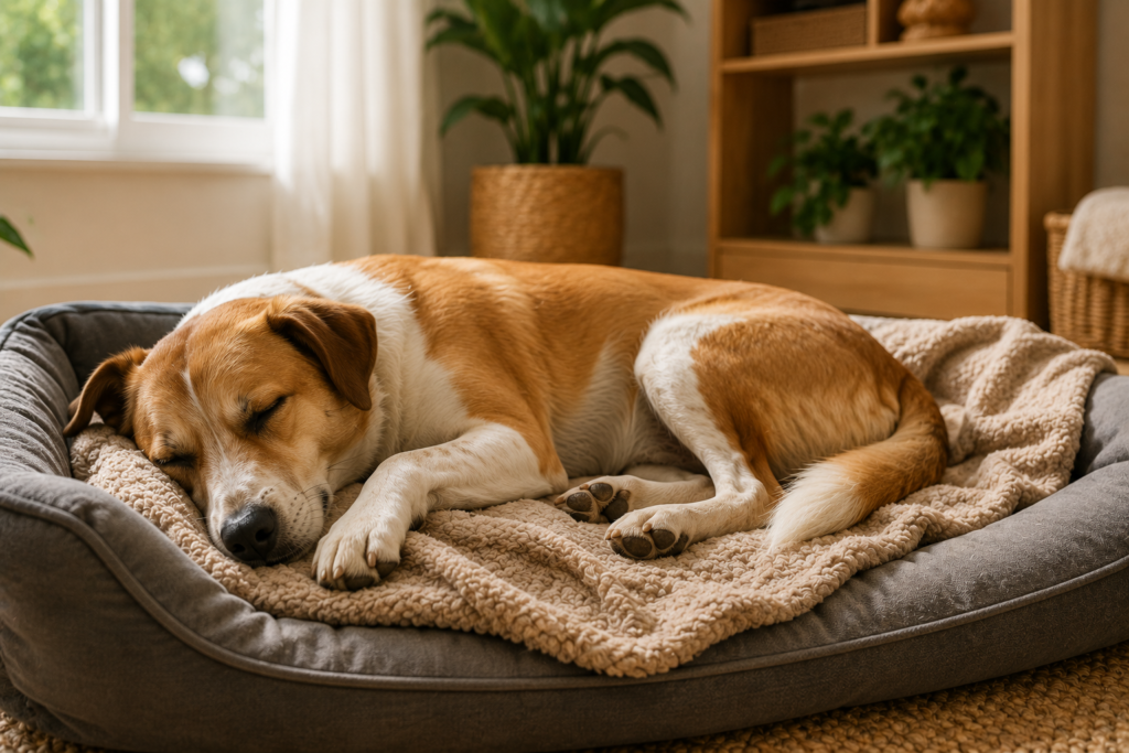 el dormir de un perro